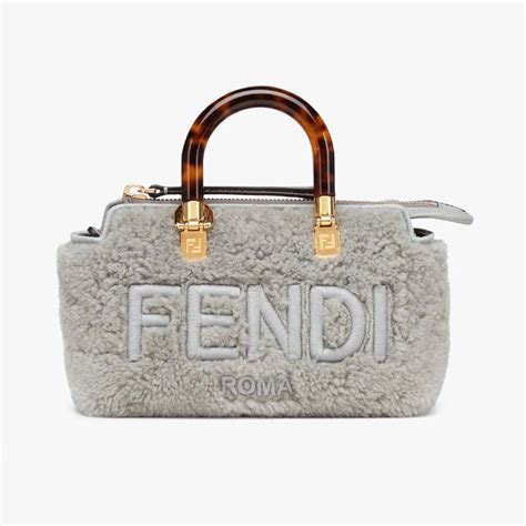 fendi by the way mini light gray|fendi small tote bag.